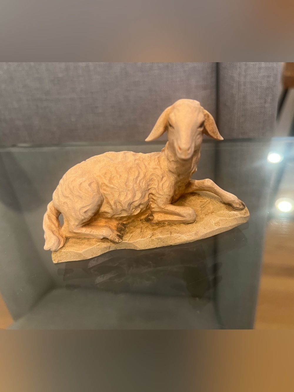Anri Bernardi 5.5 Inch Sheep Colorized Nativity Figurine Italy